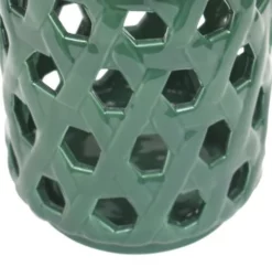 Enchanted Garden™ 9.75" Ceramic Solar Lantern -Home N Garden Joy Sales 277 5831 06