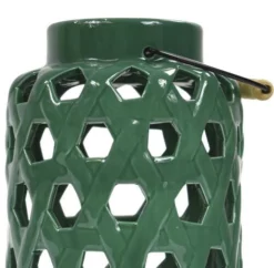Enchanted Garden™ 9.75" Ceramic Solar Lantern -Home N Garden Joy Sales 277 5831 07