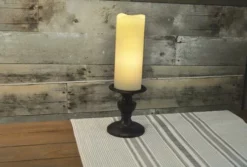 Enchanted Garden® 3" X 8" LED Flameless Candle -Home N Garden Joy Sales 277 5859 3 x8 IvoryLEDCandle scene2