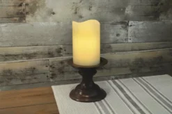 Enchanted Garden® 4" X 6" LED Flameless Candle -Home N Garden Joy Sales 277 5860 4 x6 IvoryLEDCandle scene2