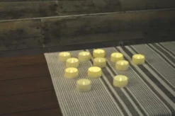 Enchanted Garden® LED Tealight Candle - 12 Pack -Home N Garden Joy Sales 277 5862 LEDTealightCandle Setof12 scene2
