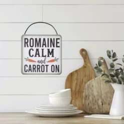 Enchanted Garden™ 5.5" Wood Romaine Outdoor Wall Art -Home N Garden Joy Sales 277 5961 2600