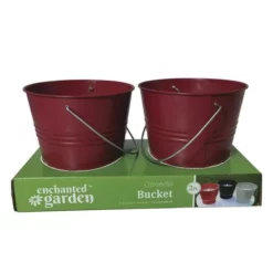 Enchanted Garden™ 2-Pack Painted Citronella Bucket - Assorted Colors -Home N Garden Joy Sales 2773054 21108P 2 03 1800px 1