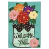 Enchanted Garden™ 12.5" X 18" Applique Flag - Assorted Styles -Home N Garden Joy Sales 2773273 Welcome Yall polka dot Applique flag