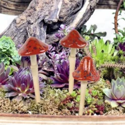 Enchanted Garden™ Mushroom Garden Stake - Assorted Styles -Home N Garden Joy Sales 2773401 R SC 1800px