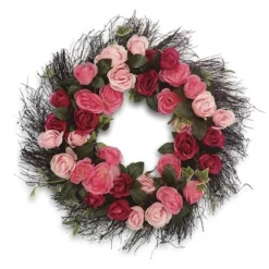Enchanted Garden™ 24" Spring Wreath - Assorted Styles -Home N Garden Joy Sales 2773456C