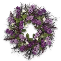 Enchanted Garden™ 24" Spring Wreath - Assorted Styles -Home N Garden Joy Sales 2773456D