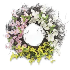Enchanted Garden™ 24" Spring Wreath - Assorted Styles -Home N Garden Joy Sales 2773456F