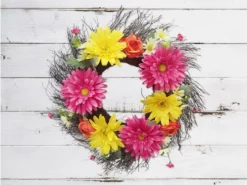 Enchanted Garden™ 24" Spring Wreath - Assorted Styles -Home N Garden Joy Sales 2773456 C