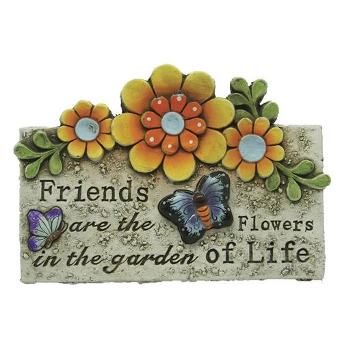 Enchanted Garden™ 5" Inspirational Flower Outdoor Wall Art - Assorted Styles 3 Enchanted Garden™ 5" Inspirational Flower Outdoor Wall Art - Assorted Styles