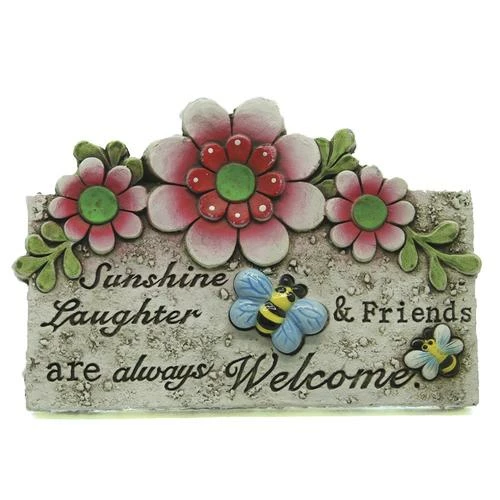 Enchanted Garden™ 5" Inspirational Flower Outdoor Wall Art - Assorted Styles 6 Enchanted Garden™ 5" Inspirational Flower Outdoor Wall Art - Assorted Styles - Image 4