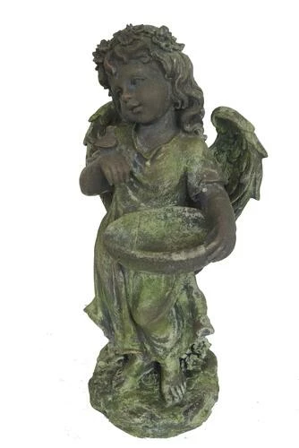 Enchanted Garden™ 22" Angel With Bowl Statue 3 Enchanted Garden™ 22" Angel With Bowl Statue