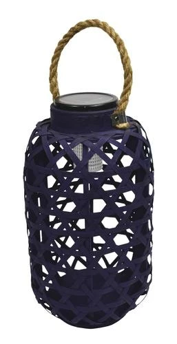 Enchanted Garden™ 12" Bamboo Solar LED Lantern - Assorted Colors 6 Enchanted Garden™ 12" Bamboo Solar LED Lantern - Assorted Colors - Image 4