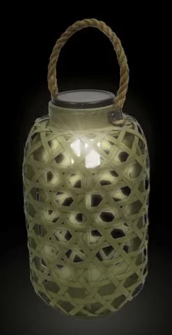 Enchanted Garden™ 12" Bamboo Solar LED Lantern - Assorted Colors 17 Enchanted Garden™ 12" Bamboo Solar LED Lantern - Assorted Colors -Home N Garden Joy Sales 2773853 Lit 02 2400px