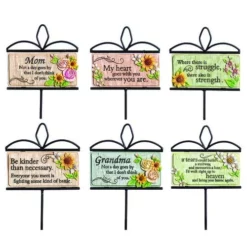 Home N Garden Joy Sales 20 Enchanted Garden™ Wishgivers Plaque Garden Stake - Assorted Styles