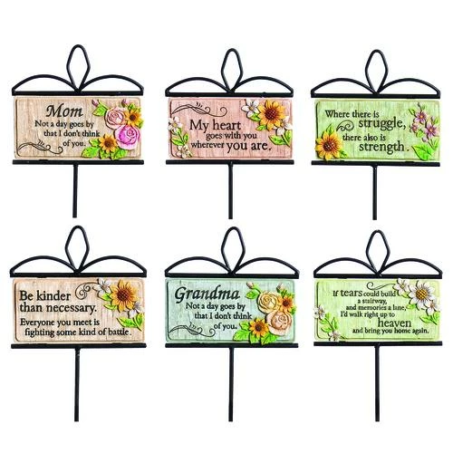 Enchanted Garden™ Wishgivers Plaque Garden Stake - Assorted Styles 3 Enchanted Garden™ Wishgivers Plaque Garden Stake - Assorted Styles