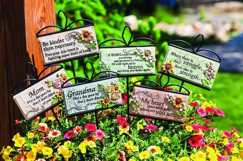 Enchanted Garden™ Wishgivers Plaque Garden Stake - Assorted Styles 4 Enchanted Garden™ Wishgivers Plaque Garden Stake - Assorted Styles - Image 2