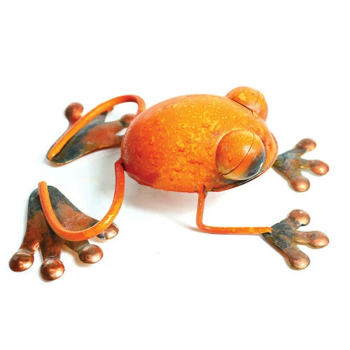 Enchanted Garden™ 6" Metal Garden Frog Statue - Assorted Styles 8 Enchanted Garden™ 6" Metal Garden Frog Statue - Assorted Styles - Image 6