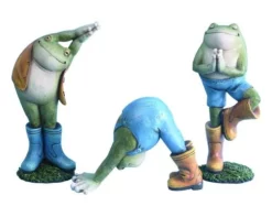 Home N Garden Joy Sales 11 Enchanted Garden™ Yoga Frog Statue - Assorted Styles