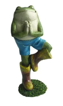Enchanted Garden™ Yoga Frog Statue - Assorted Styles -Home N Garden Joy Sales 2773998C