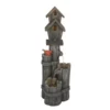 Enchanted Garden™ 33" Tiered Bird House Outdoor Water Fountain -Home N Garden Joy Sales 2774022frontview