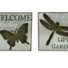 Enchanted Garden™ 13" Galvanized Cut Out Outdoor Wall Art - Assorted Styles -Home N Garden Joy Sales 277404513inchGalvWallDecor