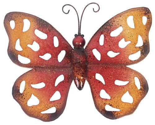 Enchanted Garden™ 11" Metal Butterfly Outdoor Wall Art - Assorted Styles 5 Enchanted Garden™ 11" Metal Butterfly Outdoor Wall Art - Assorted Styles - Image 3