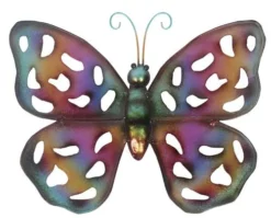Enchanted Garden™ 11" Metal Butterfly Outdoor Wall Art - Assorted Styles 9 Enchanted Garden™ 11" Metal Butterfly Outdoor Wall Art - Assorted Styles -Home N Garden Joy Sales 2774051P3