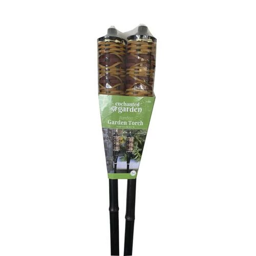 Enchanted Garden™ 5' Bamboo Patio Torch - 2 Pack 4 Enchanted Garden™ 5' Bamboo Patio Torch - 2 Pack - Image 2