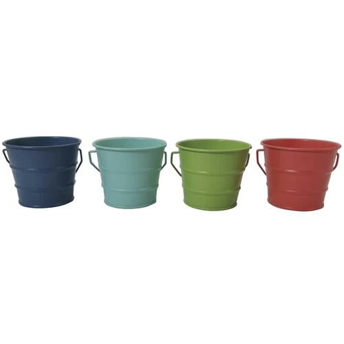 Enchanted Garden™ 2-3/4" Painted Bucket Citronella Candle - Assorted Colors 3 Enchanted Garden™ 2-3/4" Painted Bucket Citronella Candle - Assorted Colors