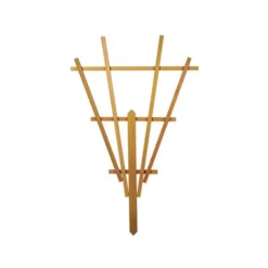 Enchanted Garden™ 29.5"W X 37.5"H Cedar Picket Fan Trellis