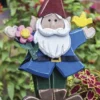 Enchanted Garden™ 27" Wood Gnome With Flower 1 Enchanted Garden™ 27" Wood Gnome With Flower -Home N Garden Joy Sales 2774304 01