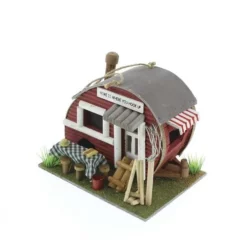 Enchanted Garden™ 7" Red Camper Bird House -Home N Garden Joy Sales 2774510isometric