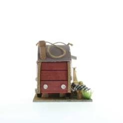 Enchanted Garden™ 7" Red Camper Bird House -Home N Garden Joy Sales 2774510left