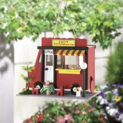 Enchanted Garden™ 8" Food Truck Bird House -Home N Garden Joy Sales 2774514scene