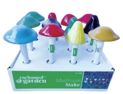Enchanted Garden™ 8" Ceramic Mushroom Garden Stake - Assorted Styles 19 Enchanted Garden™ 8" Ceramic Mushroom Garden Stake - Assorted Styles -Home N Garden Joy Sales 2774549 1800