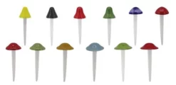 Enchanted Garden™ 8" Ceramic Mushroom Garden Stake - Assorted Styles