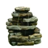 Enchanted Garden™ 24.8" Tiered Rock Outdoor Water Fountain