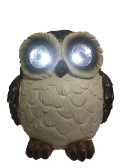 Enchanted Garden™ 14" Solar Eyed Owl Statue 7 Enchanted Garden™ 14" Solar Eyed Owl Statue -Home N Garden Joy Sales 2774640CK350107
