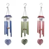 Enchanted Garden® 35" Solar Heart Wind Chime - Assorted Colors 2 Enchanted Garden® 35" Solar Heart Wind Chime - Assorted Colors -Home N Garden Joy Sales 2774654 QLP851A SLR Silo 2400