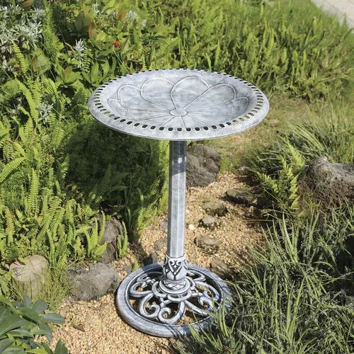 Enchanted Garden™ 27" Resin Bird Bath 4 Enchanted Garden™ 27" Resin Bird Bath - Image 2