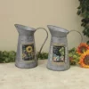 Enchanted Garden™ 10" Metal Pitcher - Assorted Styles -Home N Garden Joy Sales 2774754