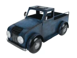 Enchanted Garden™ Solar Metal Truck In Blue