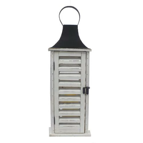 Enchanted Garden™ 21" Wood Shutter Flameless Candle Lantern 3 Enchanted Garden™ 21" Wood Shutter Flameless Candle Lantern