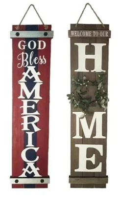 Enchanted Garden™ 43" Double-Sided Outdoor Wall Art