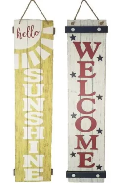 Enchanted Garden™ 43" Double-Sided Outdoor Wall Art