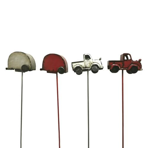 Enchanted Garden™ Metal Truck Garden Stake - Assorted Styles 7 Enchanted Garden™ Metal Truck Garden Stake - Assorted Styles - Image 5