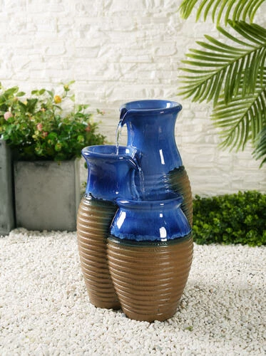 Enchanted Garden™ 24.8" Tiered Vase Outdoor Water Fountain 6 Enchanted Garden™ 24.8" Tiered Vase Outdoor Water Fountain - Image 4