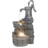 Enchanted Garden™ 20.75" Tiered Water Pump Outdoor Water Fountain -Home N Garden Joy Sales 2775245 1800px
