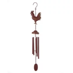 Enchanted Garden® 29" Rooster Wind Chime - Assorted Colors -Home N Garden Joy Sales 2775336 P RED